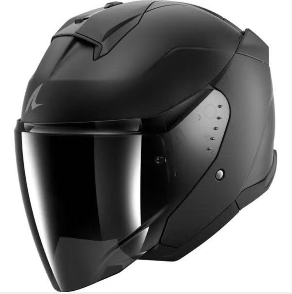 Shark SKWAL Jethelm - Mat Zwart, Motoren, M, Heren, Jethelm, Shark