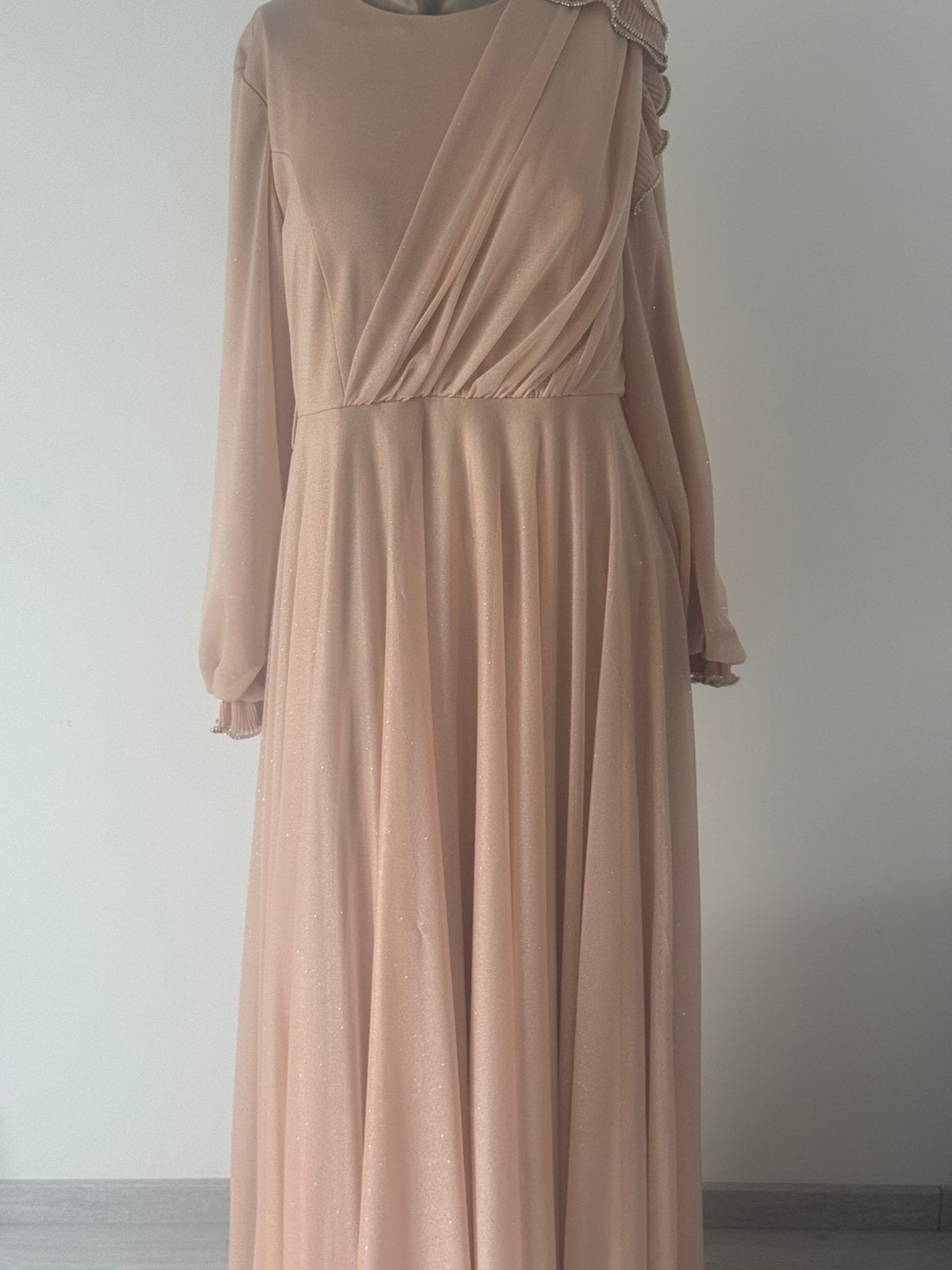 Robe de soirée, Enlèvement, Comme neuf, Beige, Robe de cocktail