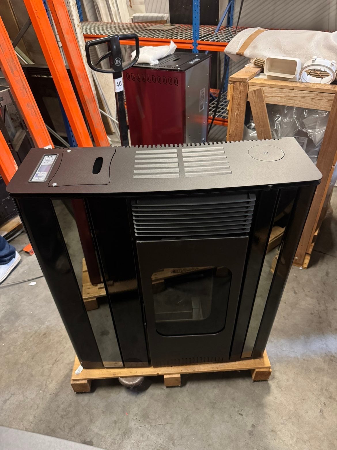 POÊLE À PELLETS LINCAR OLGA 502X – 10 kW, Enlèvement, Comme neuf