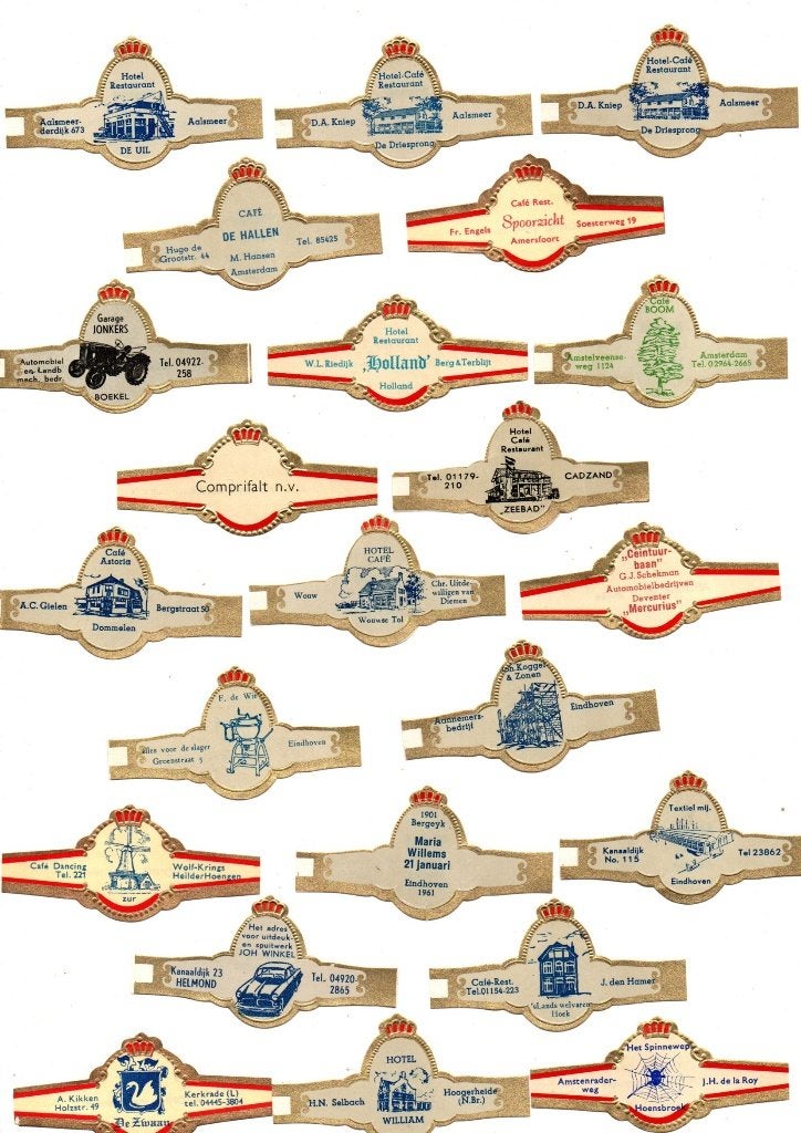 ABONNÉ À LA PUBLICITÉ POUR LES GROUPES DE CIGARES, Enlèvement ou Envoi, Comme neuf, Bagues de cigare
