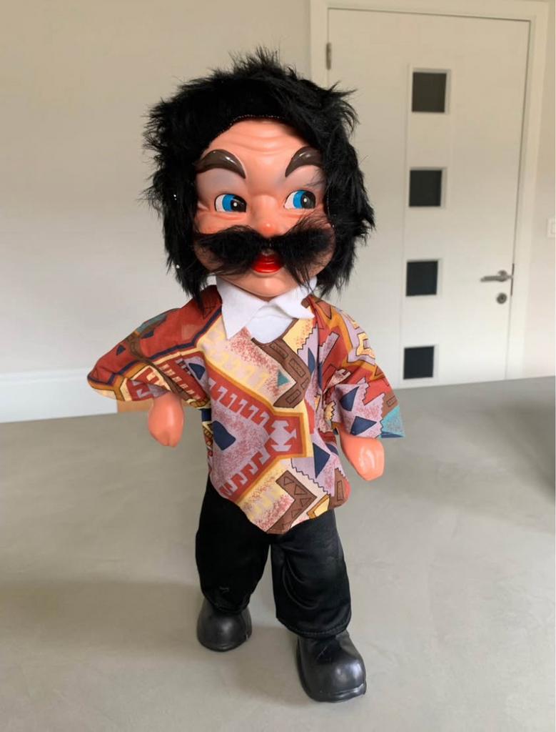 Vintage decoratieve pop – Mexicaanse pop – ‘60, Ophalen of Verzenden, Zo goed als nieuw