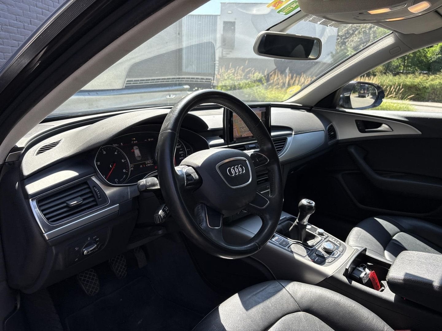 Audi A6 Avant 2.0 TDI Pro Line Plus | Leder | Climate | Crui, Auto's, Audi, Zwart, Bedrijf, Navigatiesysteem, Zilver of Grijs