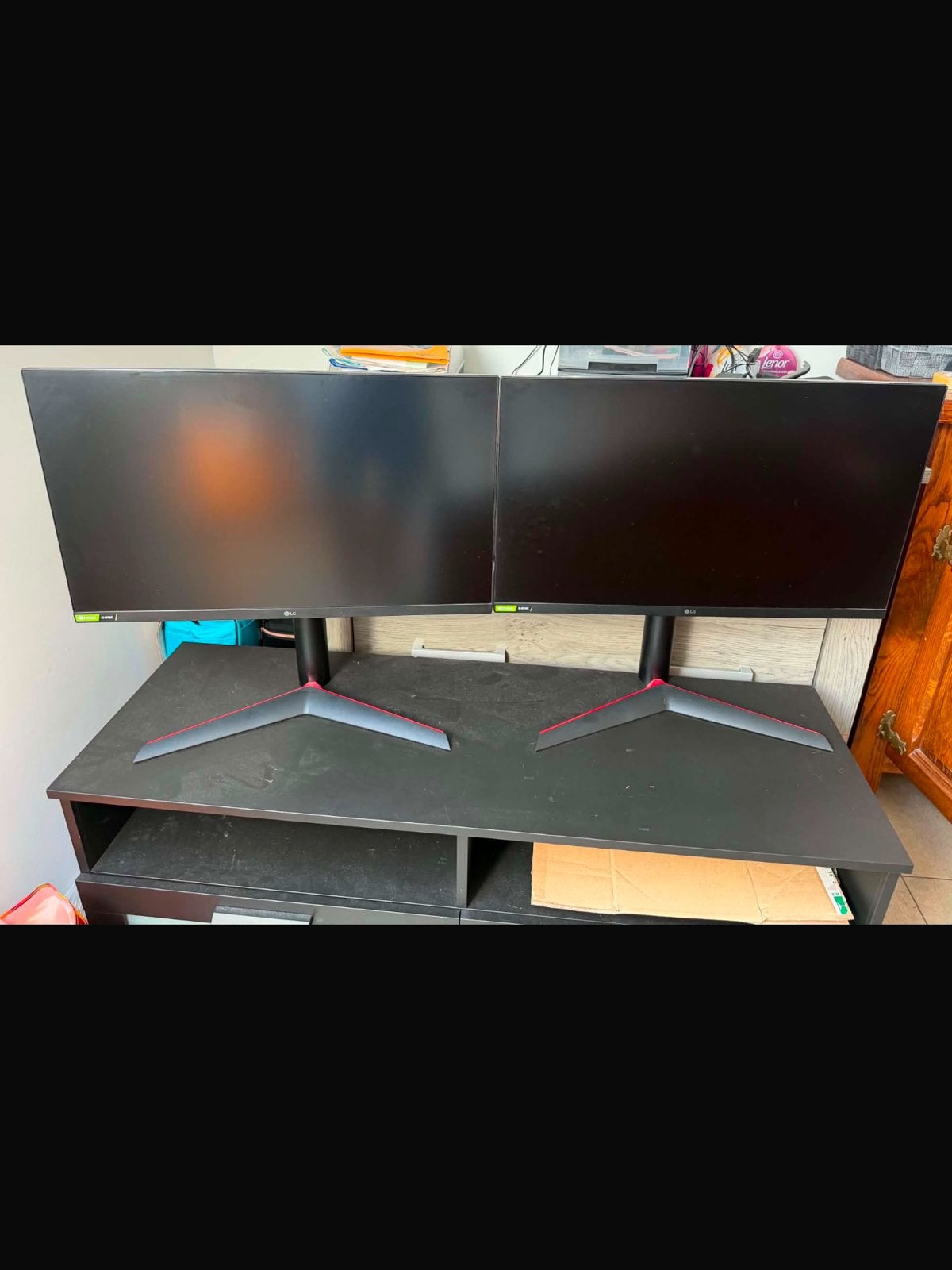 2x LG 27GL850 UltraGear 27” Gaming Monitor, IPS, Zo goed als nieuw, DisplayPort, Ophalen