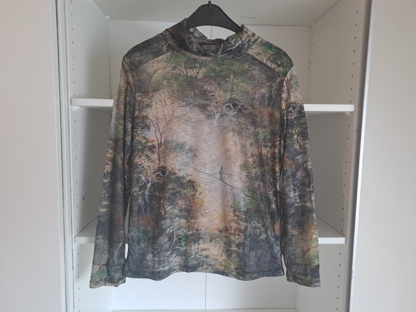 Mt 40 T-shirt met lange mouwen en rolkraag koordloper, Kleding | Dames, Maat 38/40 (M), Meerkleurig, Aventures des toiles, Ophalen of Verzenden