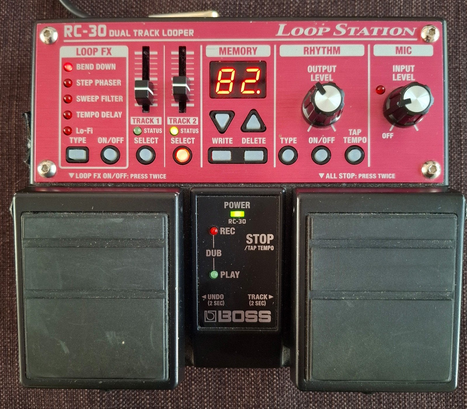BOSS RC-30 DUAL TRACK LOOPER, Enlèvement, Utilisé