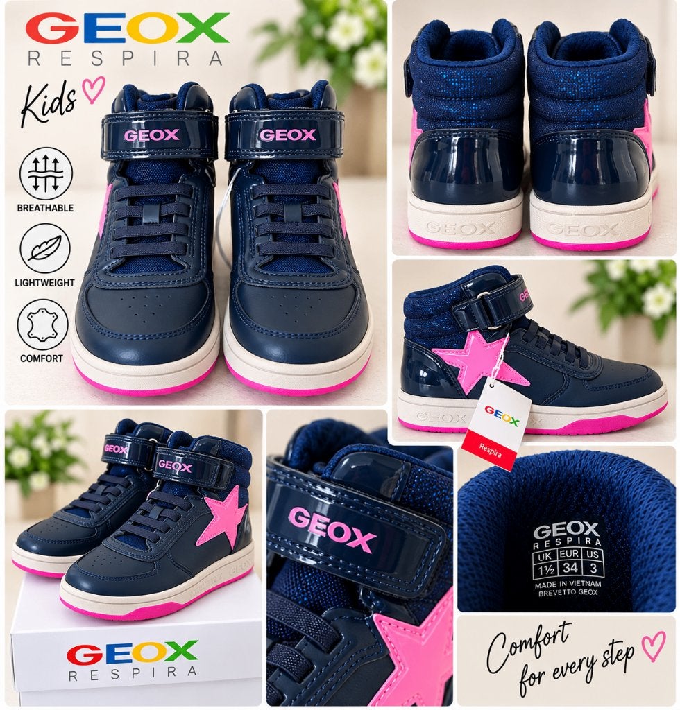 Nouvelles baskets montantes GEOX — Taille 35, Neuf, Enlèvement, Chaussures, Geox