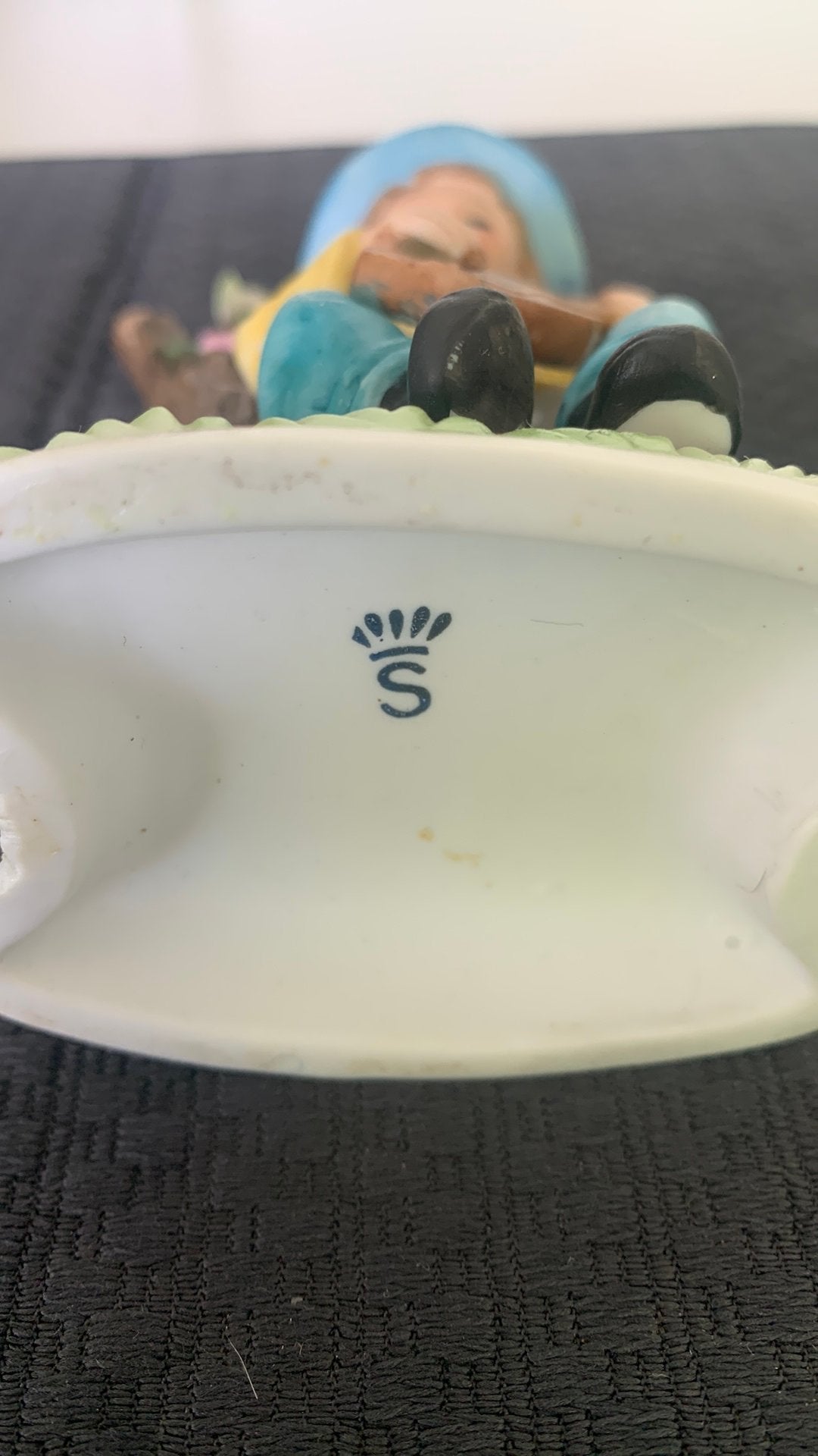Figurine vintage en porcelaine Carl Scheidig Gräfenthal, Enlèvement ou Envoi