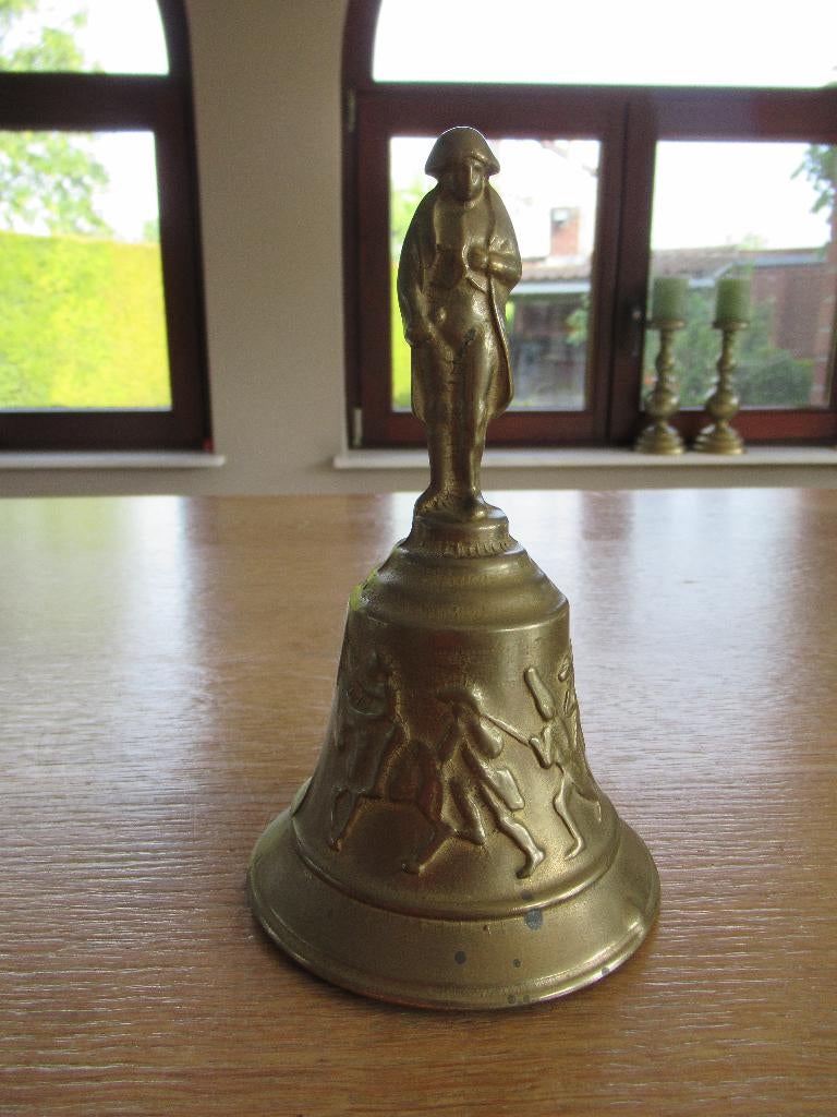 tafelbel Napoleon-koper-handbel-Napoleon-VINTAGE, Antiek en Kunst, Verzenden, Koper