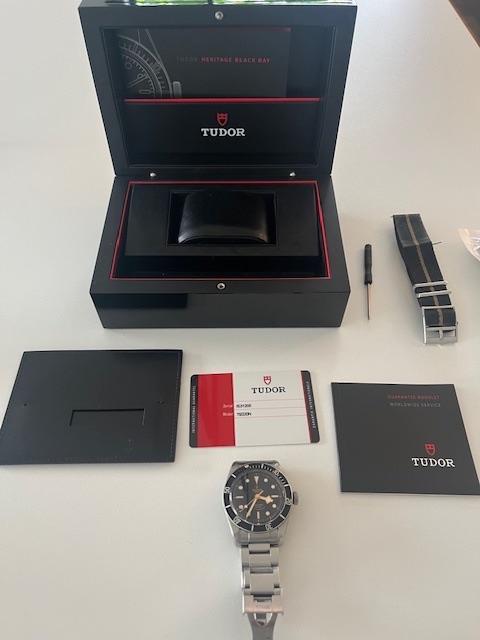 Tudor uurwerk man, Handtassen en Accessoires, Horloges | Heren, Ophalen, Zo goed als nieuw, Polshorloge
