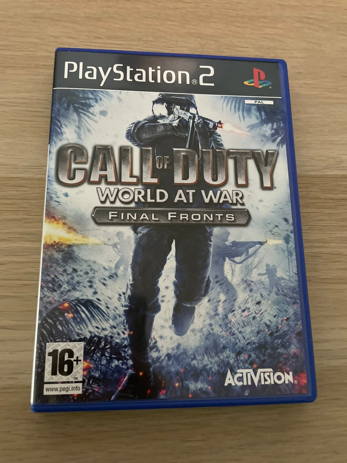 Call Of Duty World At War Final Front ps2-spellen (Engels), Games en Spelcomputers, Ophalen, Zo goed als nieuw