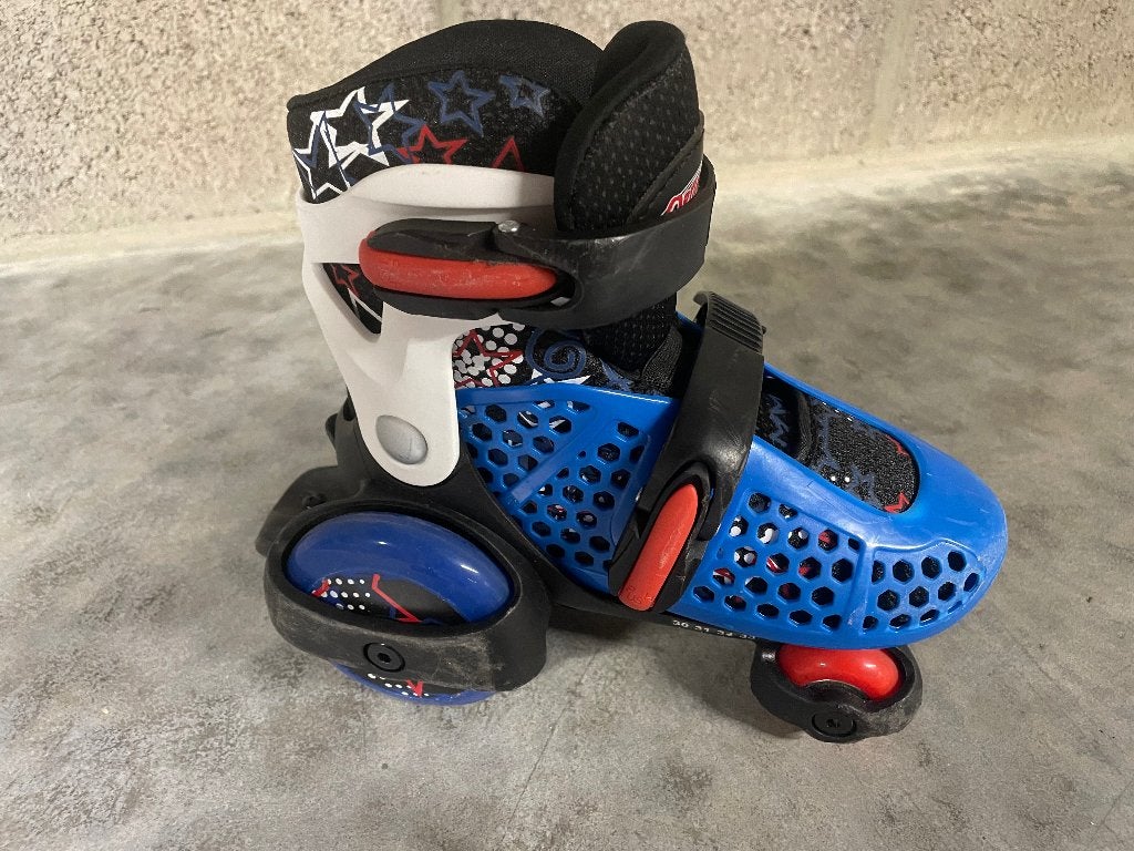 Rolschaatsen, Ophalen, Verstelbaar, Zo goed als nieuw, Kinderen