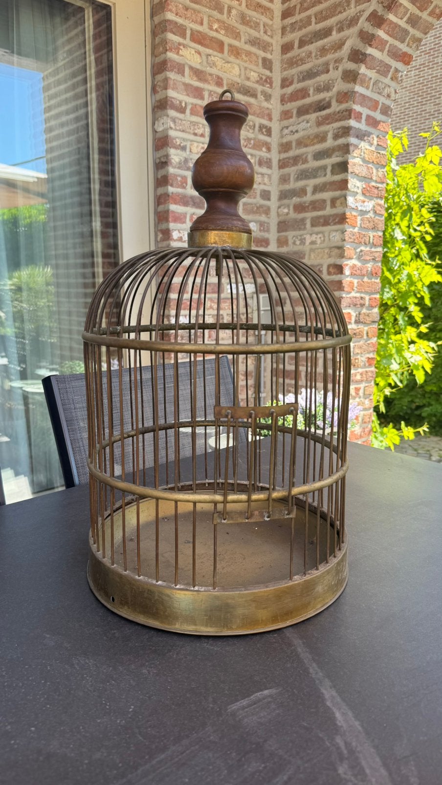 Vintage vogelkooi / decoratieve designer vogelkooi, Ophalen of Verzenden, Gebruikt, Vogelkooi