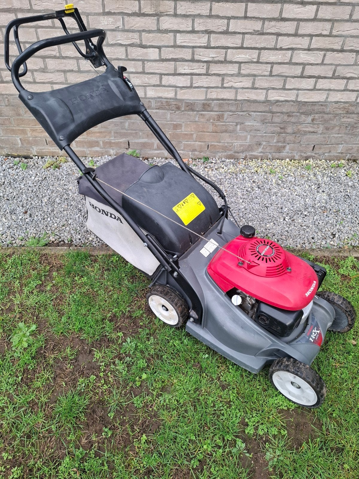 honda hrx426 benzine grasmaaier zelftrekker in goede staat, Tuin en Terras, Ophalen