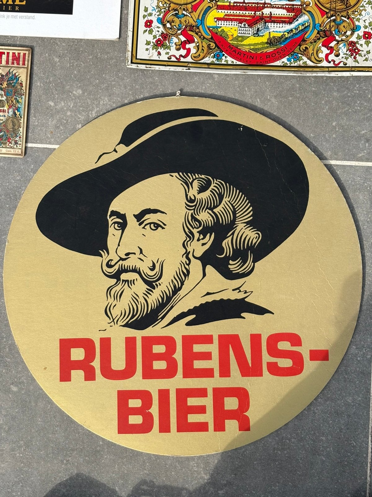 Panneau publicitaire pour la bière Rubens, Enlèvement ou Envoi, Comme neuf, Panneau publicitaire