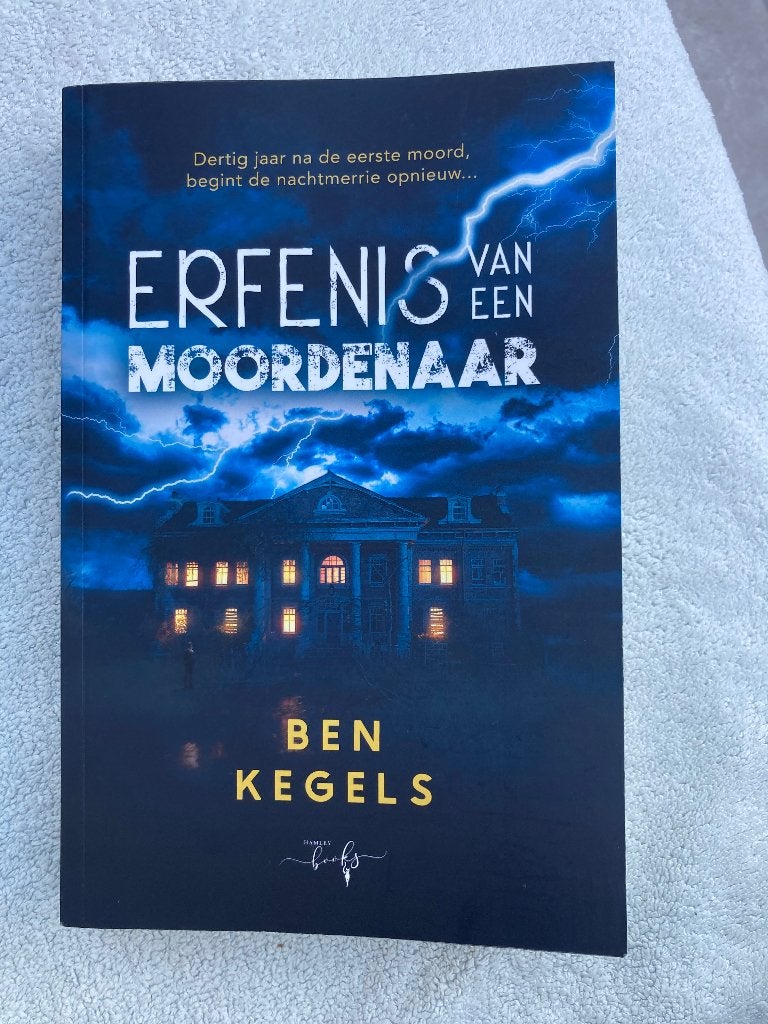 Boek : Erfenis van een moordenaar, Boeken, Ophalen of Verzenden, Zo goed als nieuw, Ben Kegels