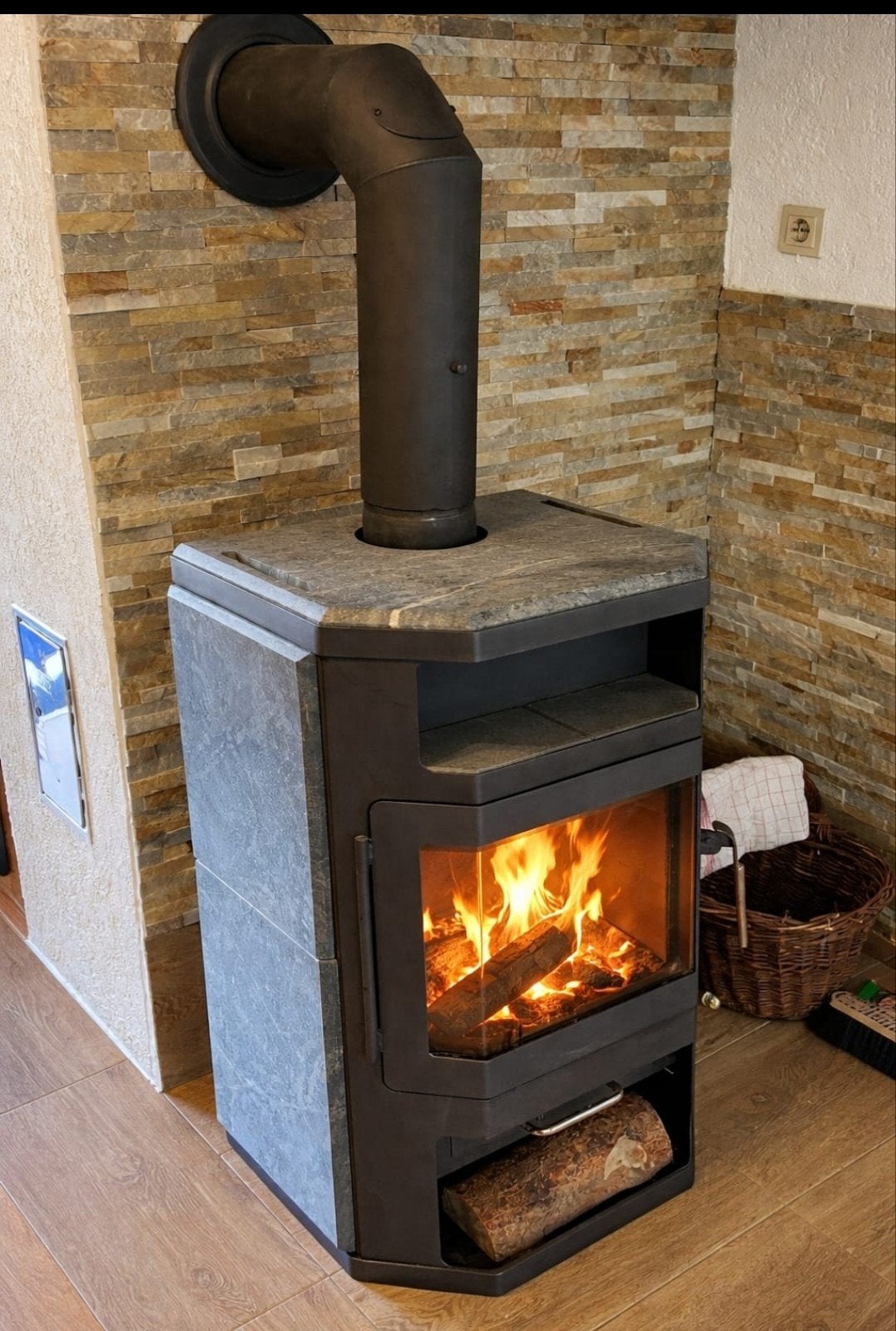 Speksteenkachel 8 kw, Ophalen