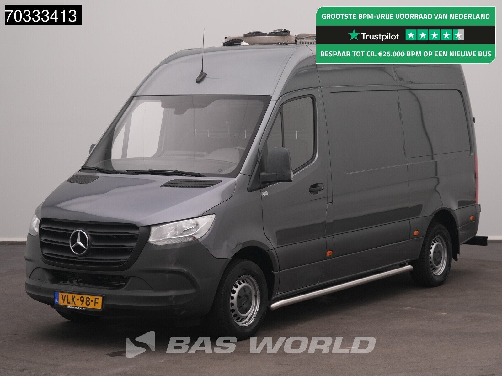 Mercedes Sprinter 314 CDI Koelwagen Konvekta Airco Cruise Eu, Autos, Argent ou Gris, Achat, Euro 6, Boîte manuelle