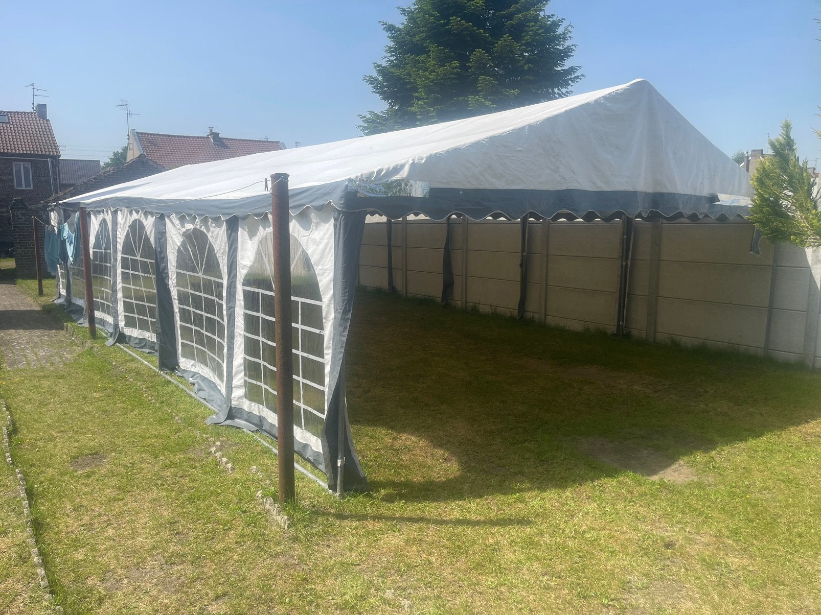 Tonnelles chapiteaux 6m sur 12m, Jardin & Terrasse, Enlèvement ou Envoi, Comme neuf
