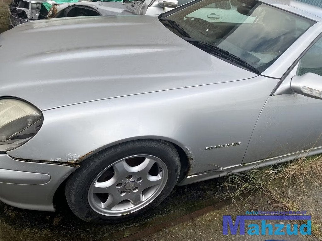 MERCEDES SLK R170 Zilver grijs 744 Links voor scherm zijsche, Gebruikt, Mercedes-Benz AG, Mercedes-Benz, Voor