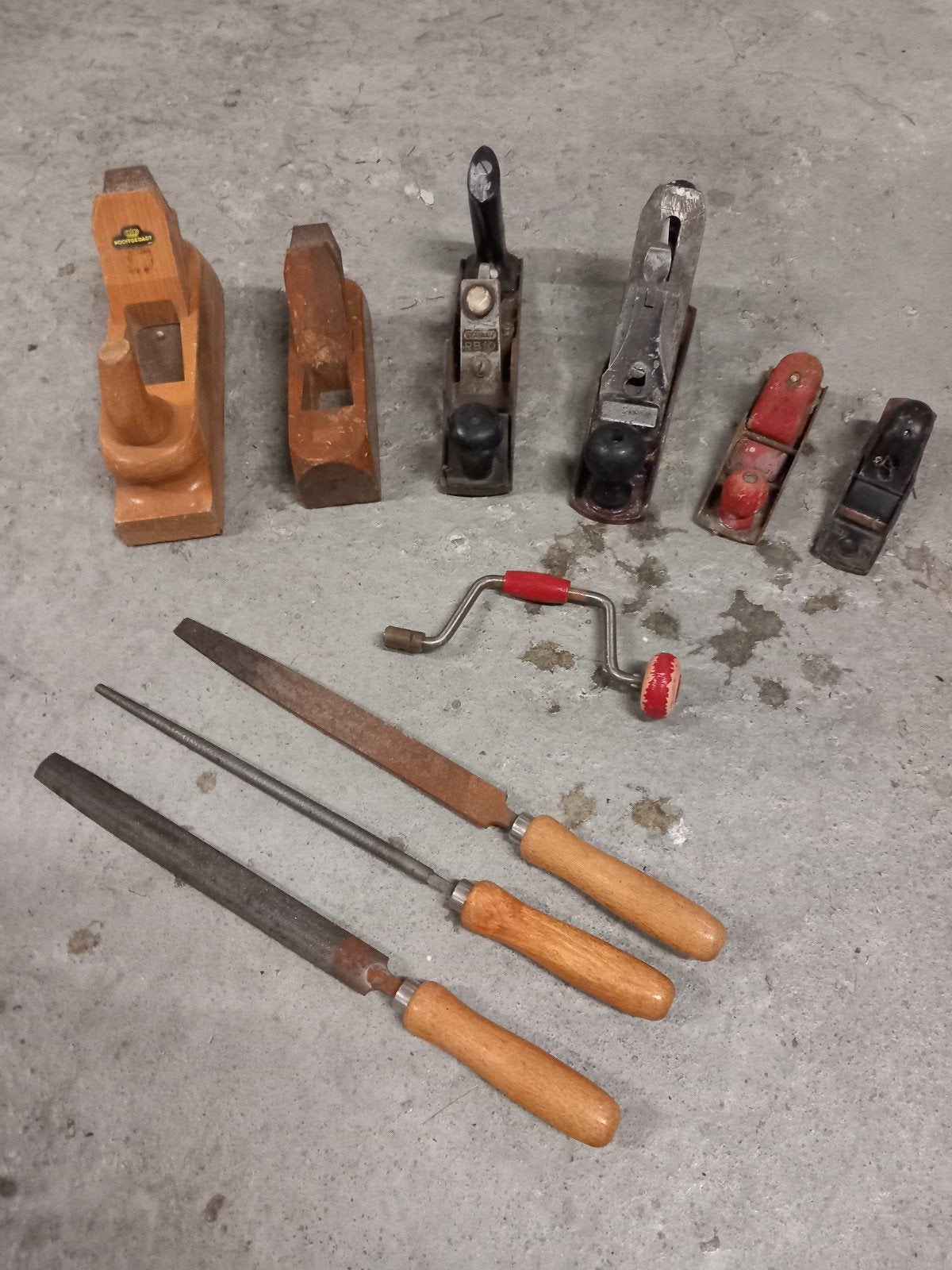 10stuks oude houtbewerking gereedschapp. info 0479750413, Ophalen