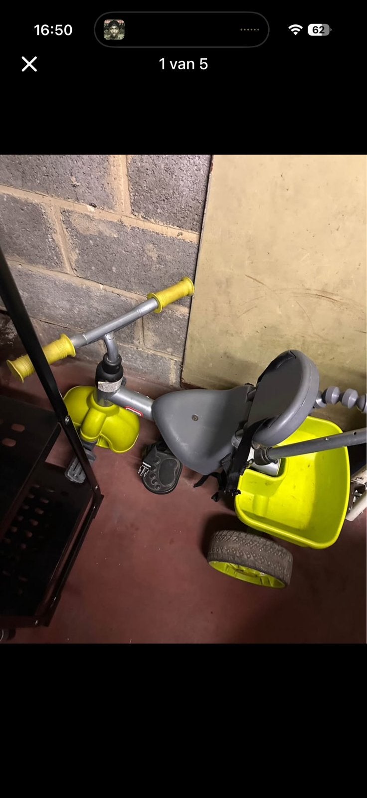 Kinderfiets, Ophalen, Zo goed als nieuw