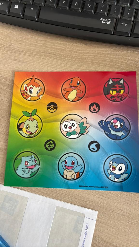 Pokemon stickers. Illustration first partner set, Verzamelen, Flippo's, Ophalen