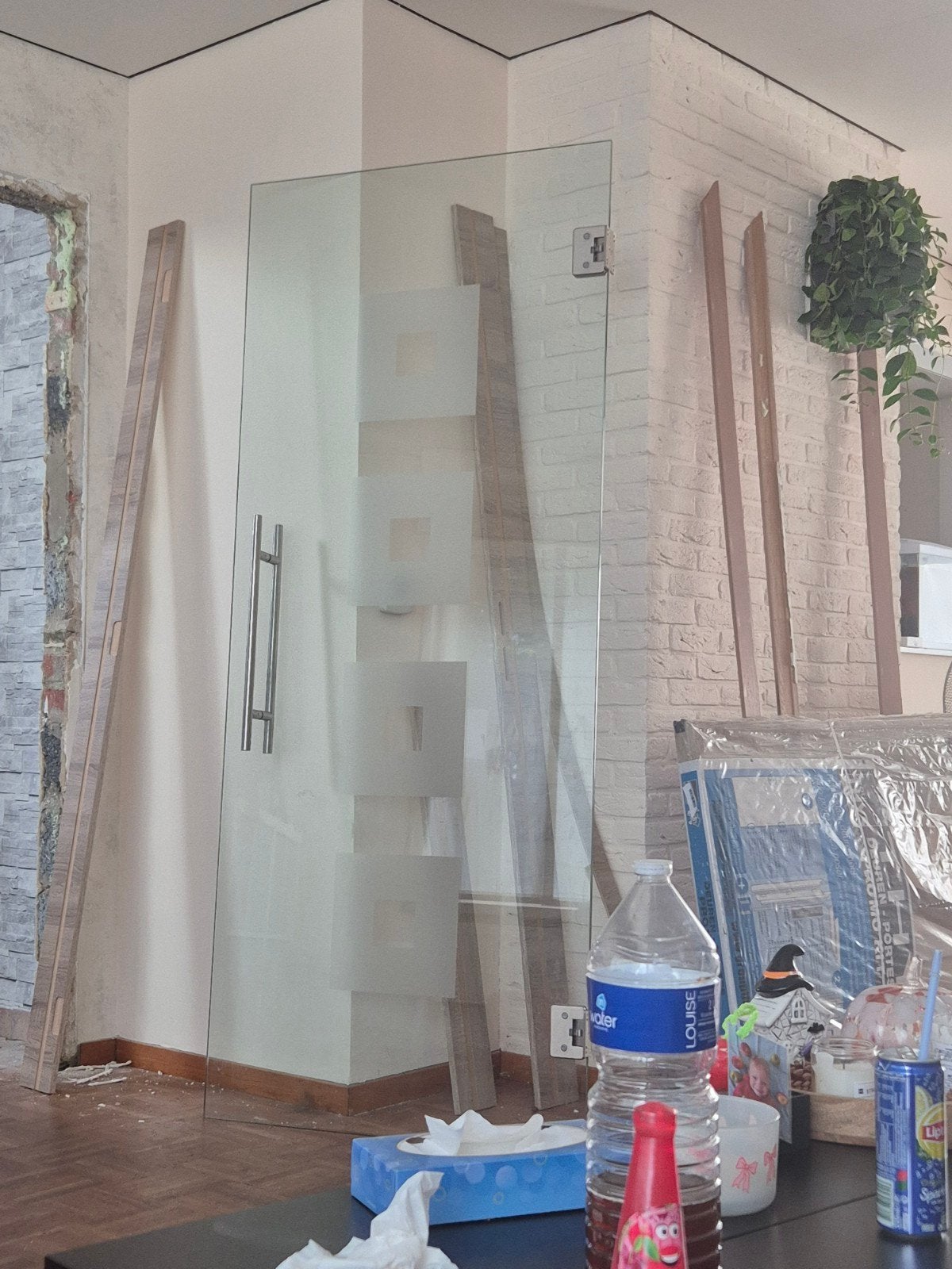 Glazen pendeldeur, Doe-het-zelf en Bouw, Ophalen