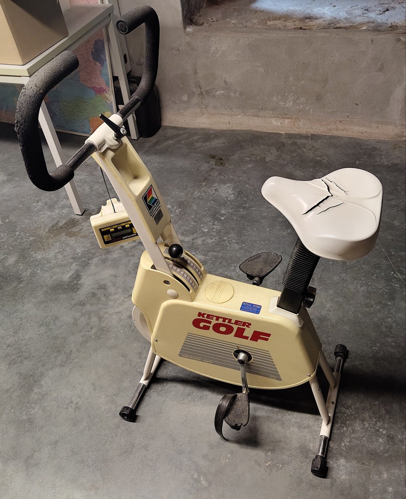 Kettler hometrainer, Sports & Fitness, Appareils de fitness, Enlèvement, Utilisé, Jambes, Vélo d'appartement