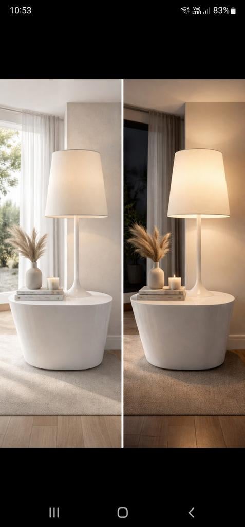 Lampe table design, Enlèvement, Comme neuf, Design, 75 cm ou plus