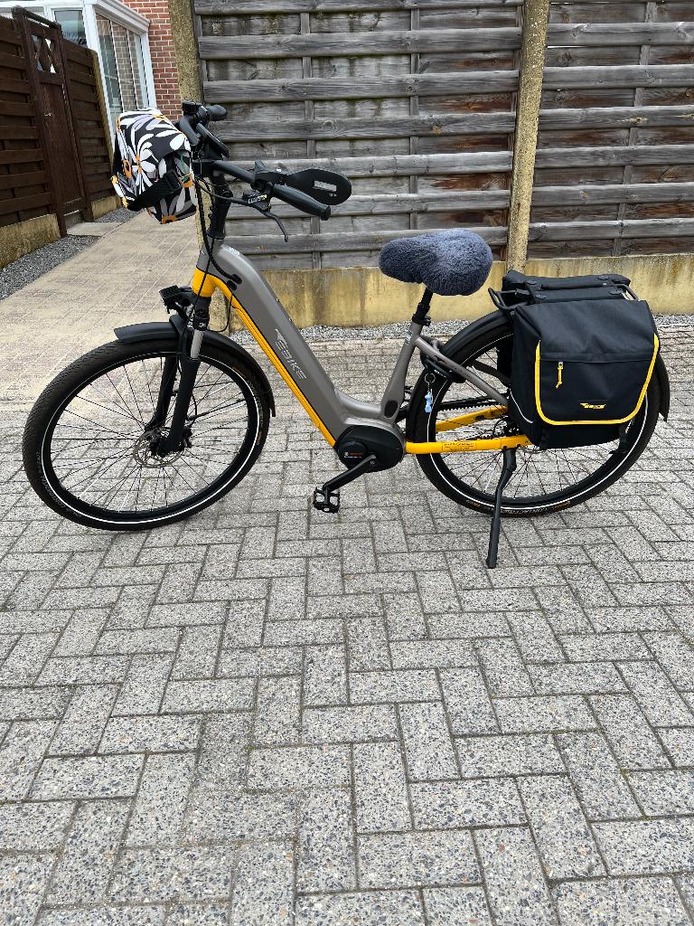Mooie EBIKE dames, Fietsen en Brommers, Minder dan 10 versnellingen, Minder dan 47 cm, Schijfrem, Ophalen