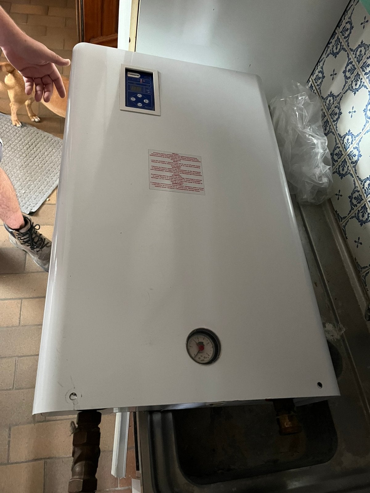 Kospel elektrische verwarmingsketel, Ophalen, Gebruikt