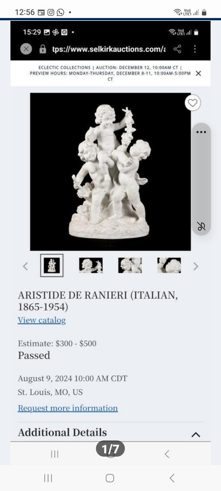 Engeltjes van ARISTIDE DE RANIERI 1865 -1954 In Buisquit gem