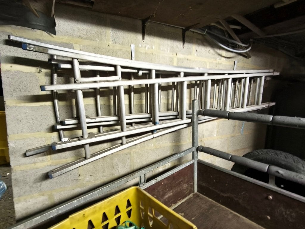 echelle, Ophalen, Gebruikt, Opvouwbaar of Inschuifbaar, 4 meter of meer