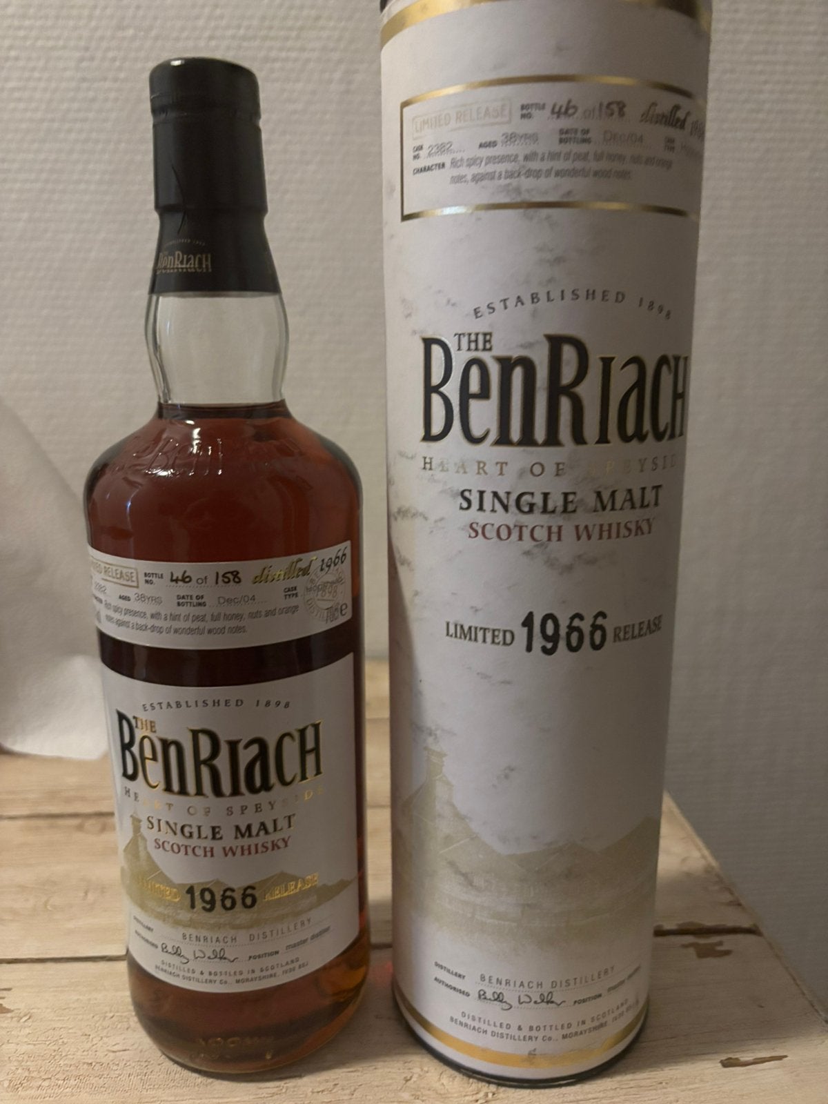 Benriach 1966, Collections, Enlèvement ou Envoi, Comme neuf