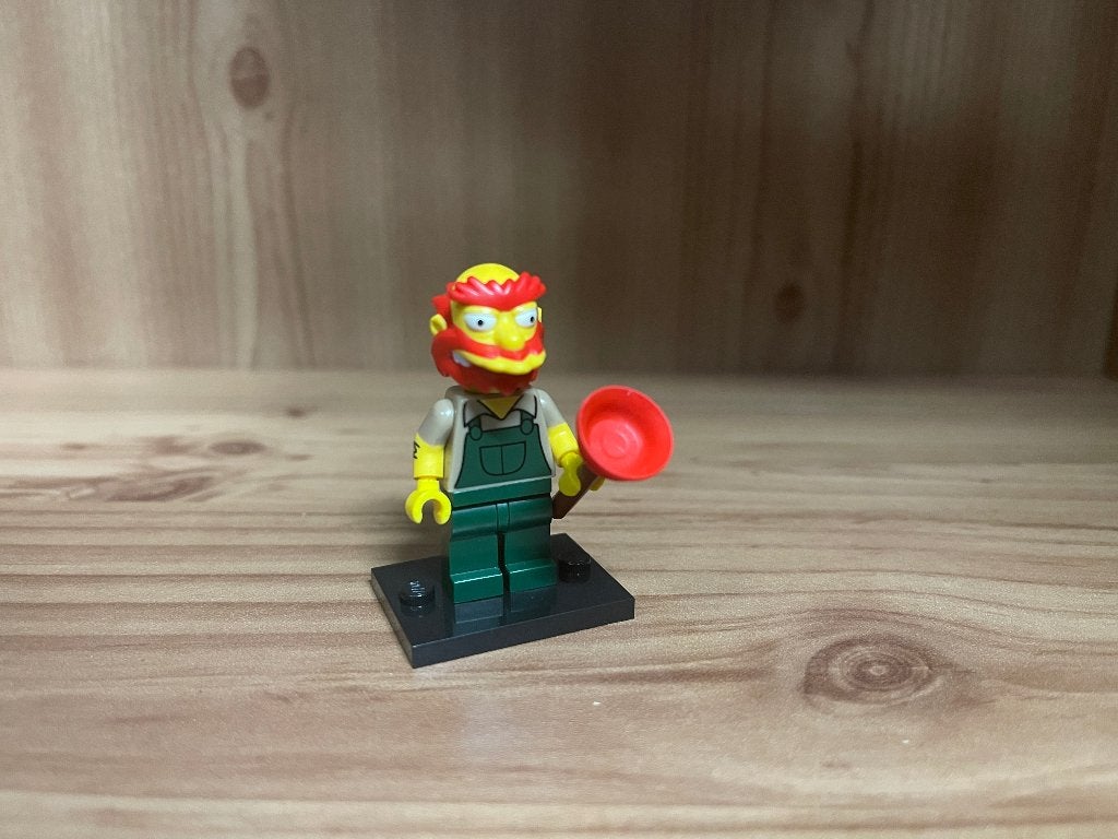 Figurine LEGO Willie le jardinier The Simpsons, Enlèvement, Neuf, Minifigurine, Lego