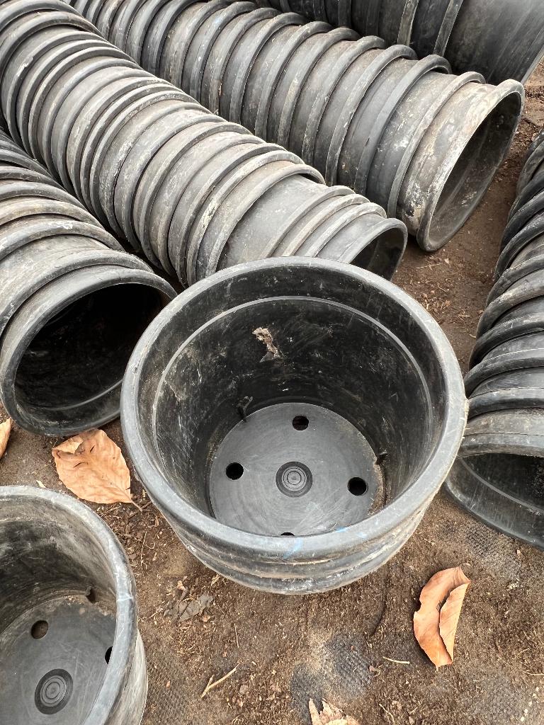 kweekpotten bloempotten in harde plastiek 14,5 x 13,5 cm, Tuin en Terras, Kunststof, Rond, Ophalen of Verzenden, Zo goed als nieuw