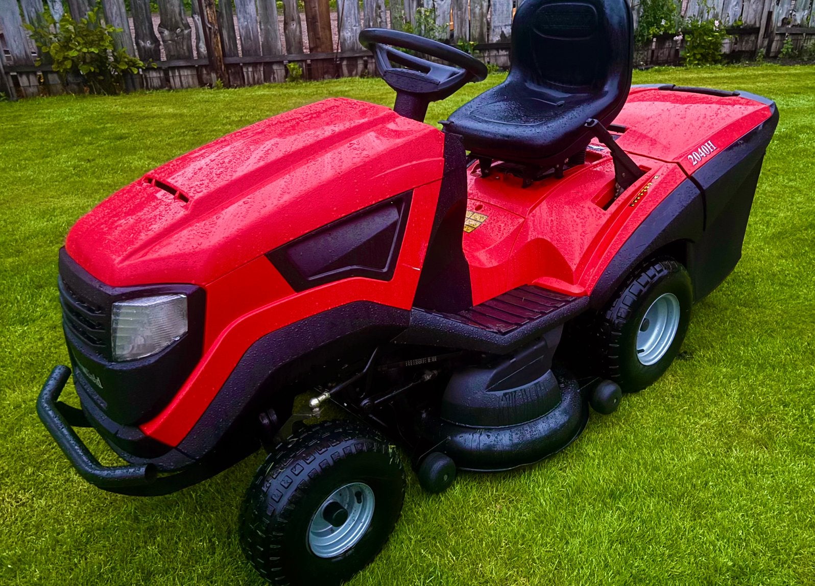 Castelgarden/Mountfield 20pk RIJDT TRAAG, Ophalen, Zo goed als nieuw, Opvangbak