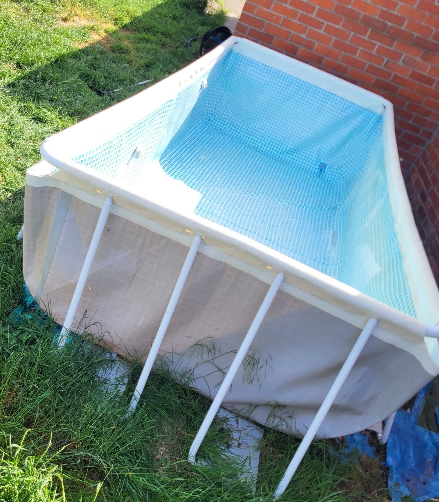 INTEX ZWEMBAD 4X2X1 Met trap, filter en extra's, Tuin en Terras, Zwembaden, Ophalen
