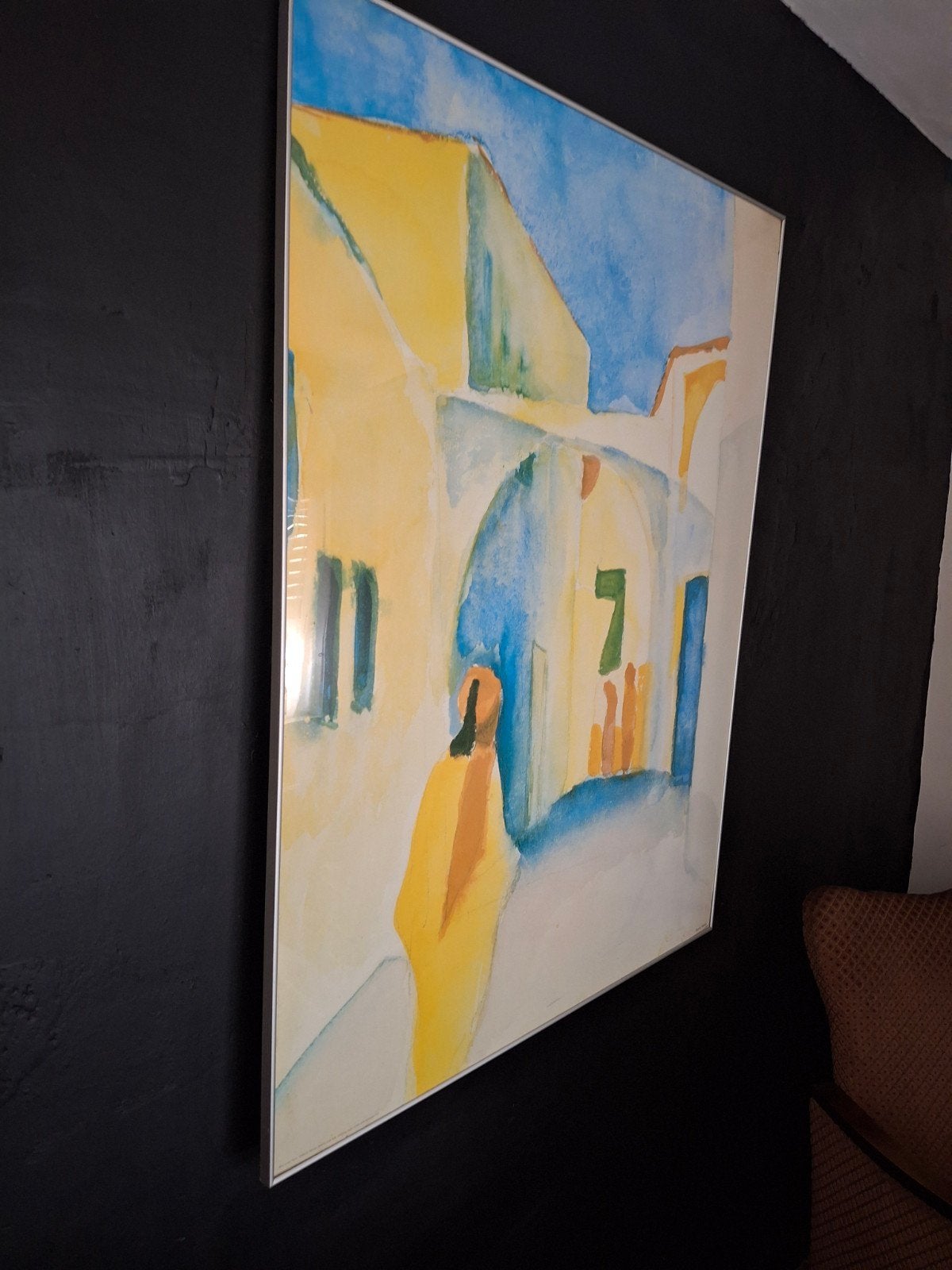 Poster august macke, Ophalen