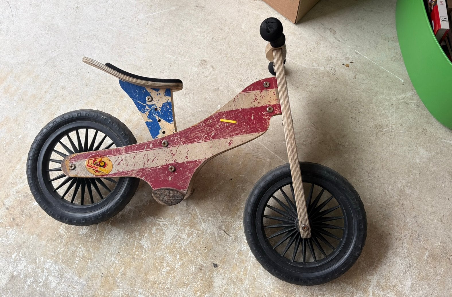 Houten loopfietsje, Ophalen, Gebruikt, Loopfiets