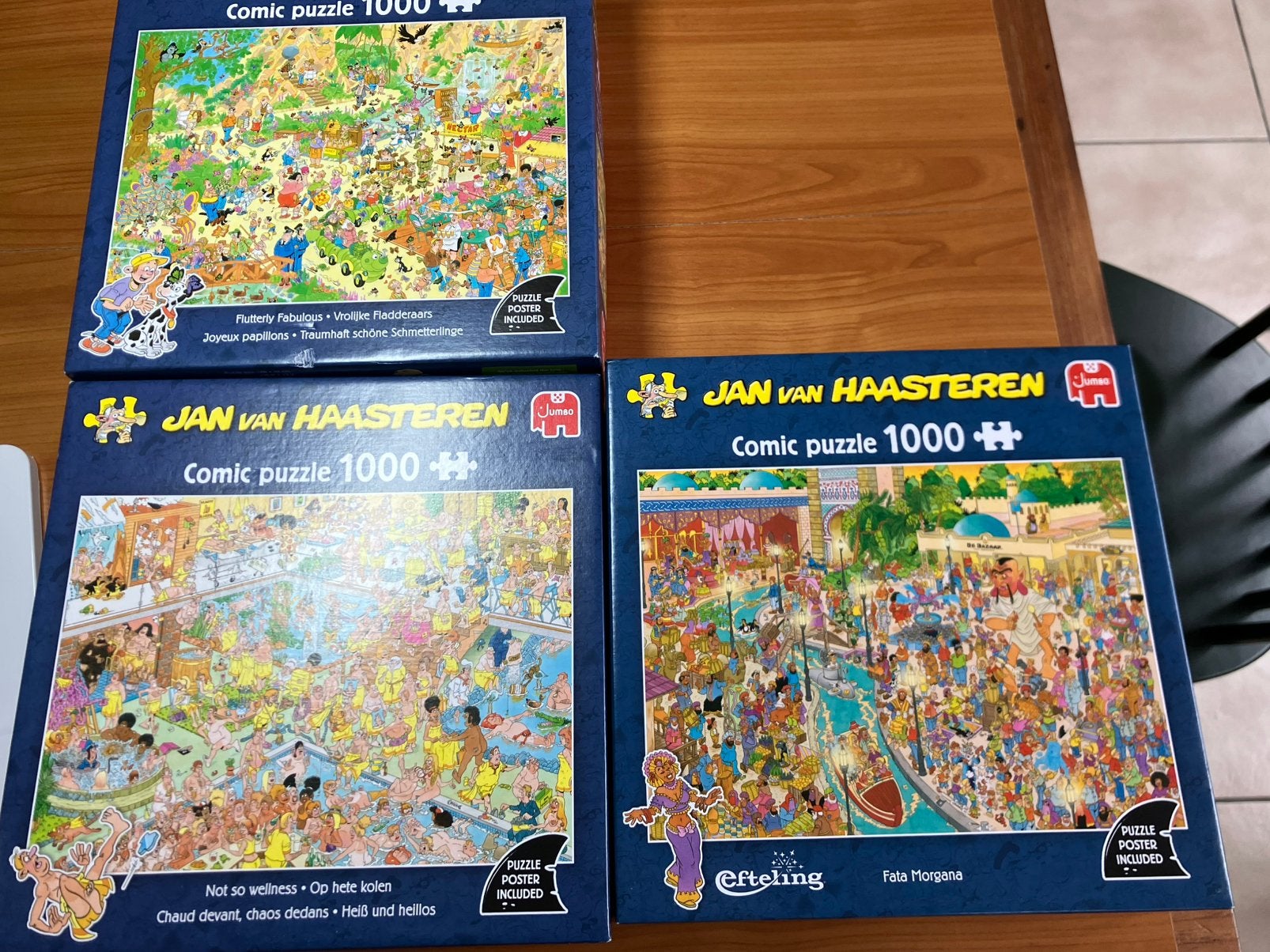 Jan V Haasteren 1000, Ophalen, Zo goed als nieuw, Legpuzzel