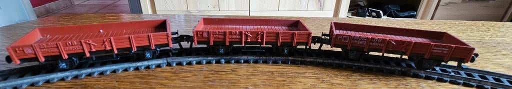 Lot de 3 wagons plats fleischmann, Fleischmann