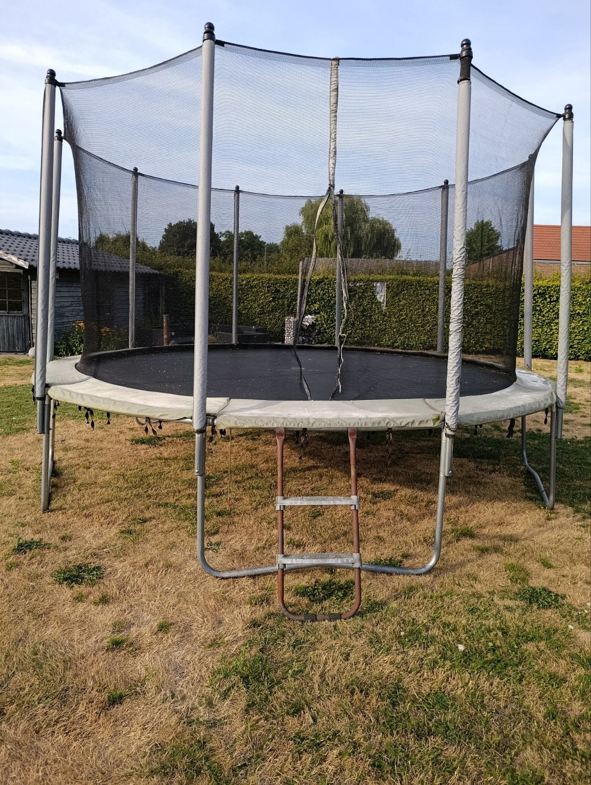 Grote trampoline (diameter 420cm) Decathlon, Kinderen en Baby's, Speelgoed | Buiten | Trampolines, Ophalen, Gebruikt