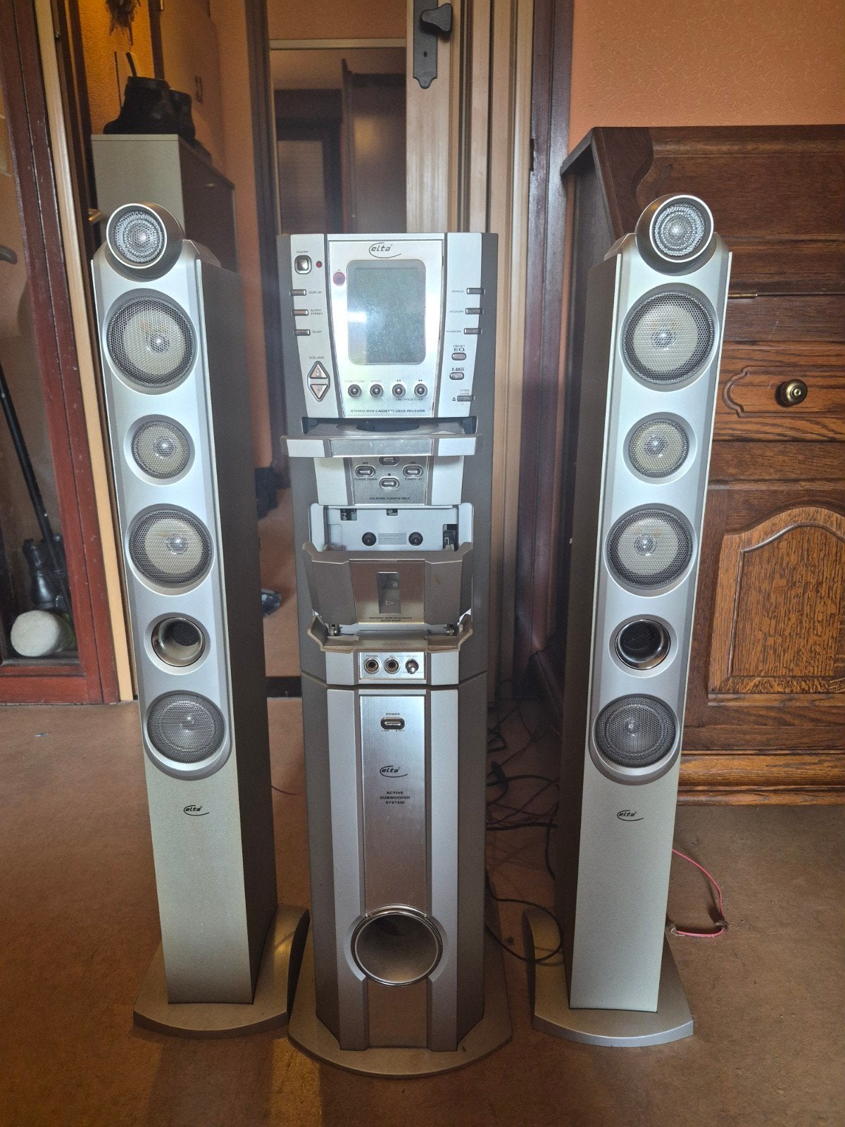 stereo installatie, Enlèvement, Utilisé, Enceintes stéréo