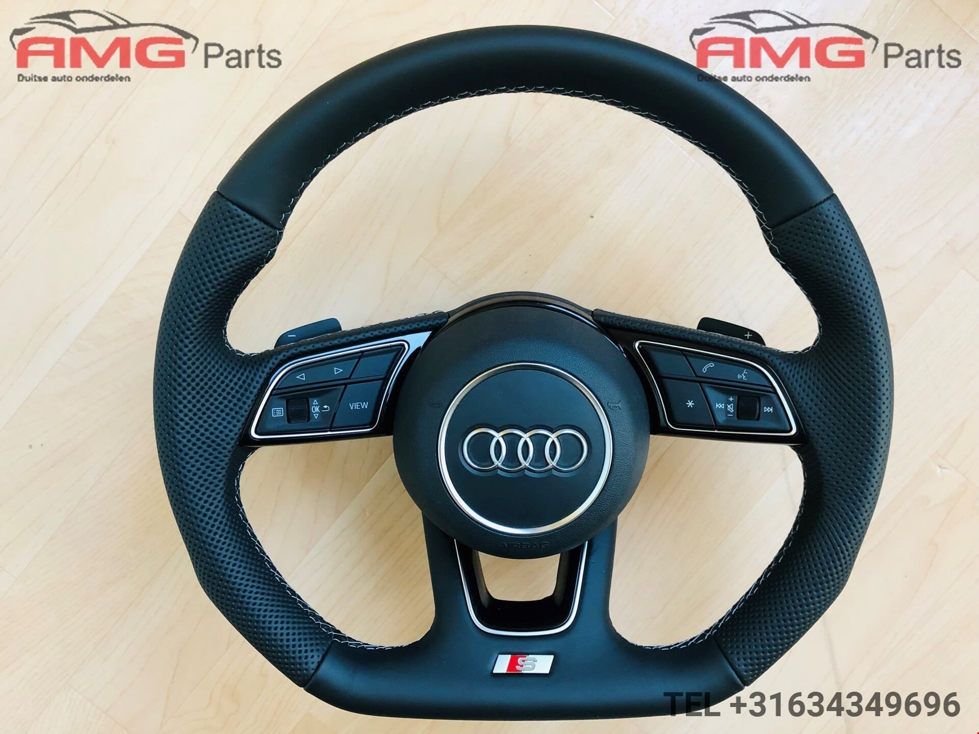 Audi A3 S3 S Line S3 Q3 RSQ3 Stuur Met Airbag DSG Flippers, Neuf, AUDI AG, Auto-Union-Strasse 1
85045  Ingolstadt, DE, Audi