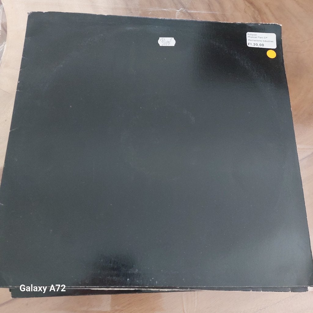 rubicon physical plant ep 12 inch maxi, Gebruikt, Ophalen of Verzenden, Techno, EP