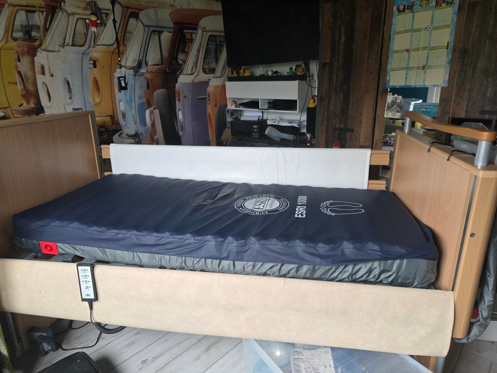 Hoog laagbed en alternerende matras