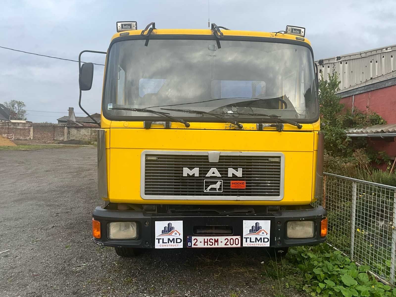 1990 Man M18F MAN M18 F 4x2 porte-benne hydraulique – Benn, Autos, Achat, Entreprise, Autres carburants, MAN