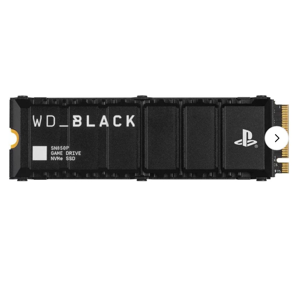 Western Digital Black SN850P 2TB ssd met heatsink Ps5, Enlèvement, Comme neuf, SSD