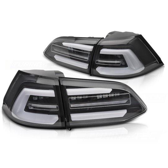 FEUX ARRIÈRE LED SÉQUENTIEL NOIR POUR VW GOLF 7 SW 2017-2019, Enlèvement